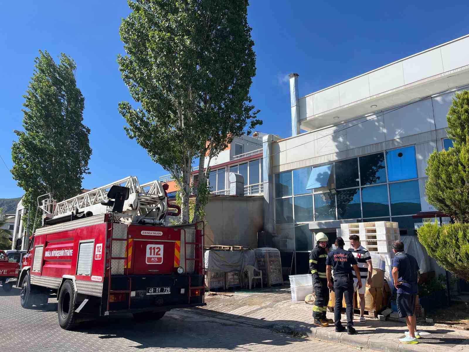 Menteşe’de baca yangını Muğla’nın Menteşe ilçesine bağlı