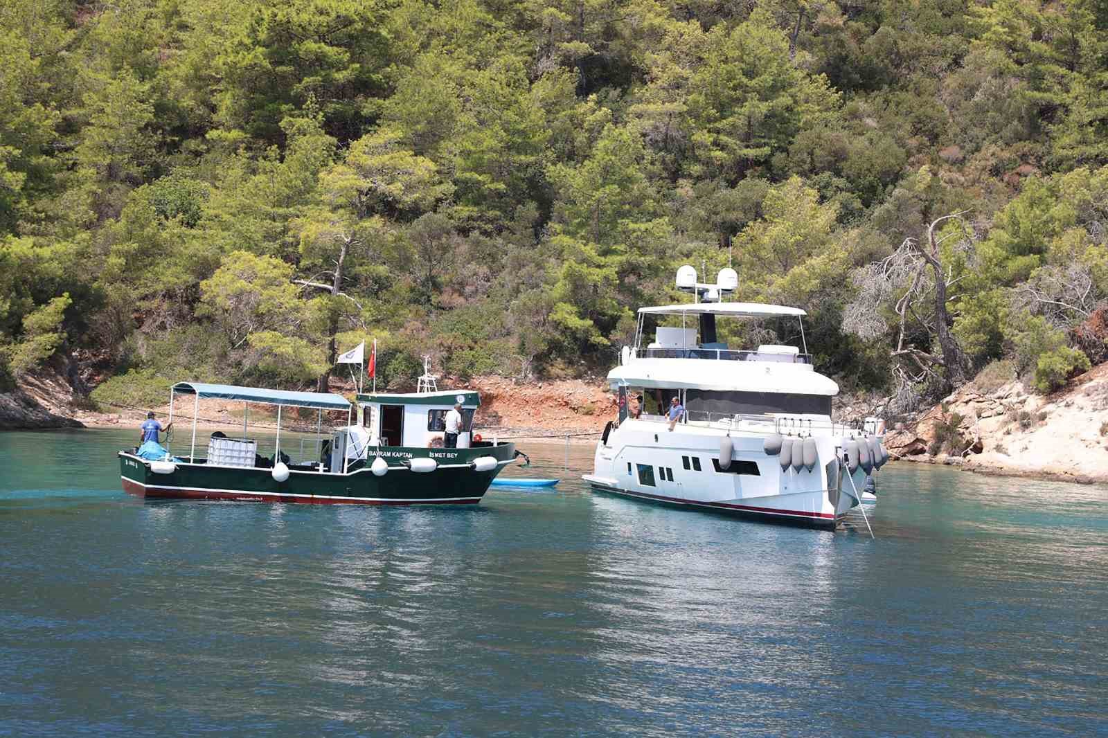 42 Bin tekneden 27 Milyon litre atık toplandı Muğla Büyükşehir Belediyesi, Gökova