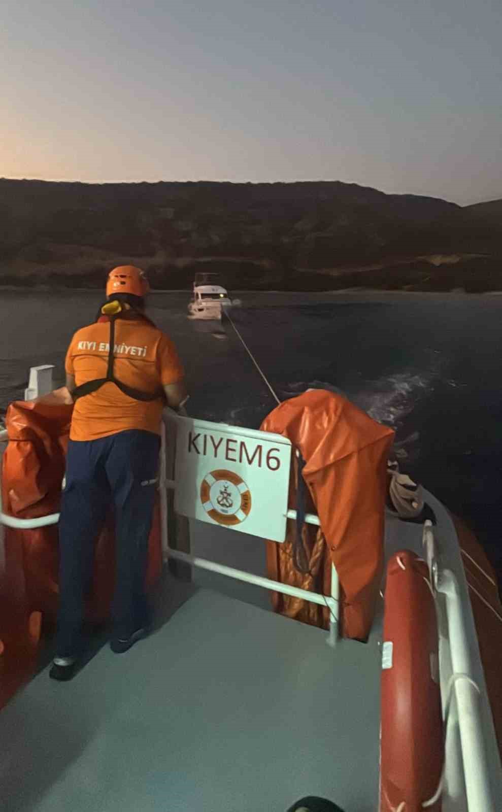 Muğla’nın Bodrum ilçesinde makine