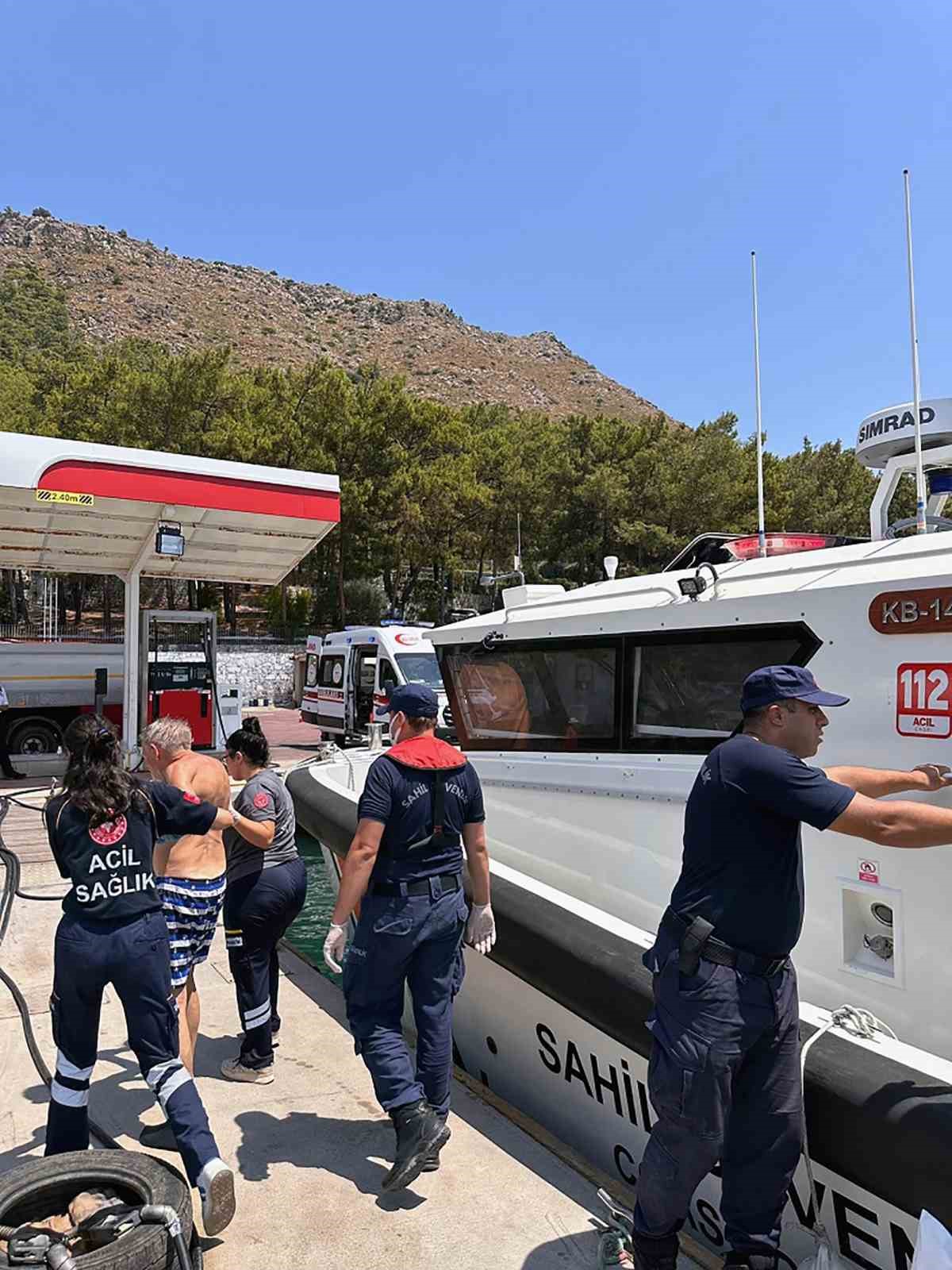 Muğla’nın Marmaris ilçesi açıklarında