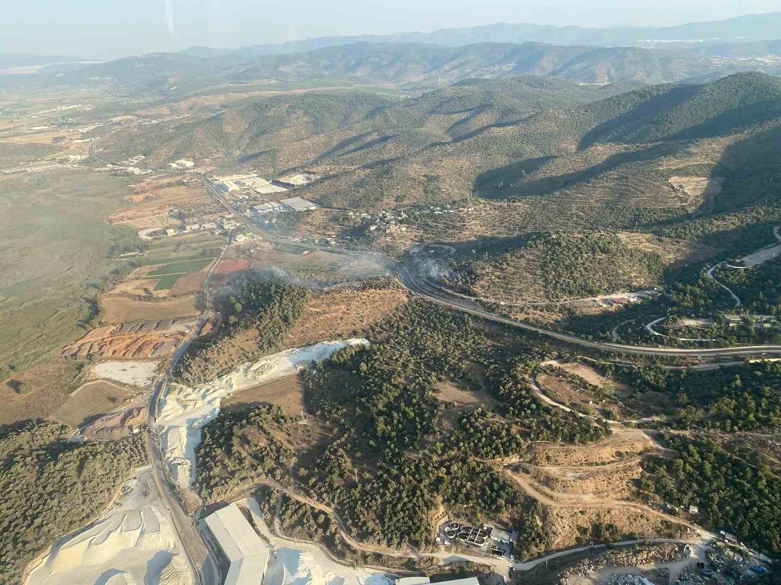 Milas’taki yangın kontrol altına alındı Muğla’nın Milas ilçesinde zirai