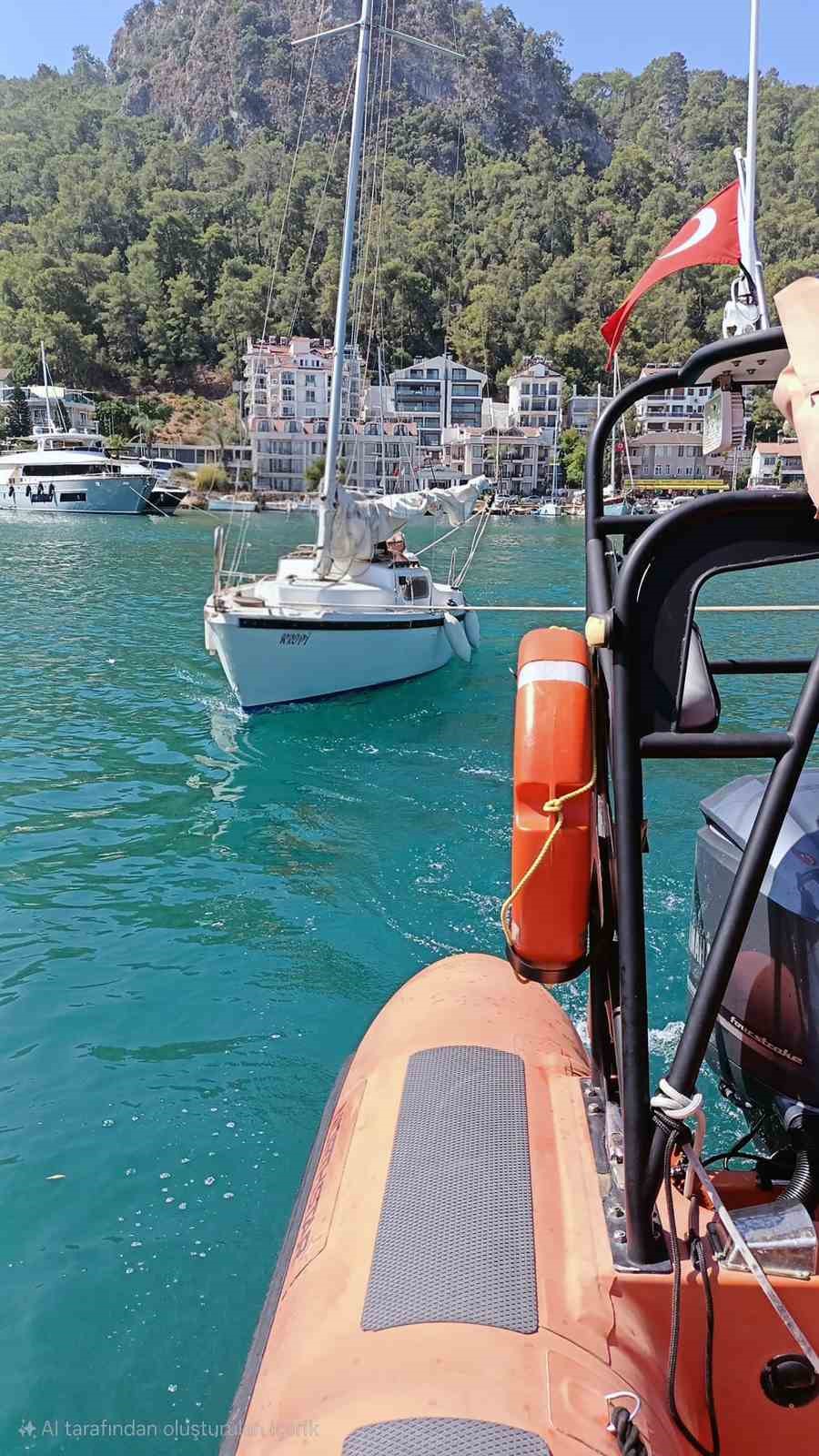Muğla’nın Fethiye ilçesi önlerinde