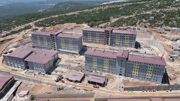 Muğla Menteşe’de 3. etap yurt projesi devam ediyor Muğla’nın merkez ilçesi Menteşe’de