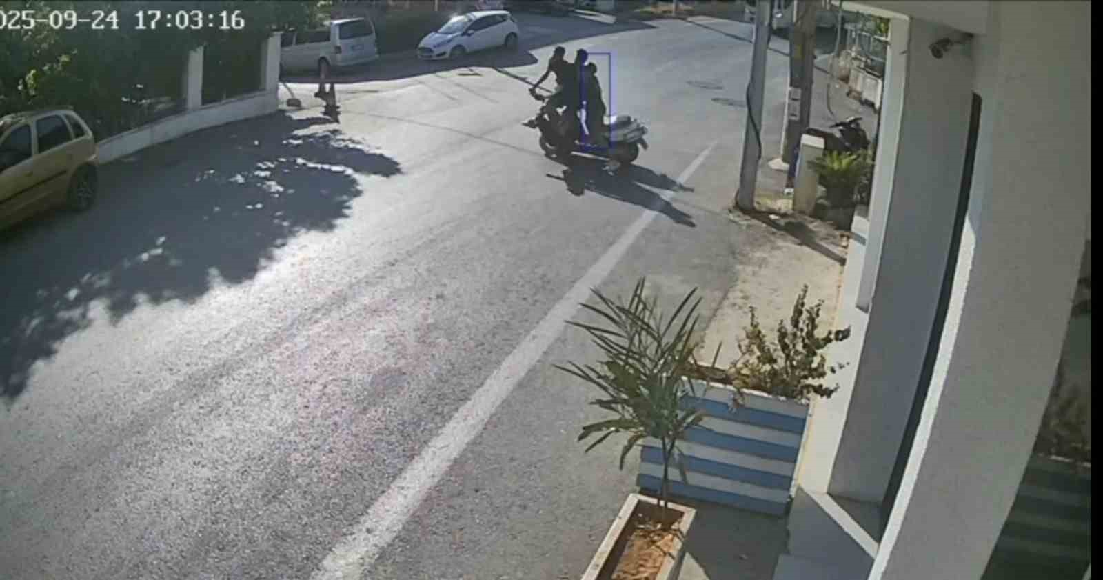 Muğla’nın Bodrum ilçesinde scooter