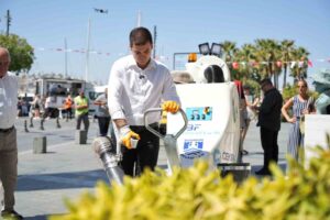 Bodrum’da yeni nesil elektrikli yol süpürme araçları hizmete girdi