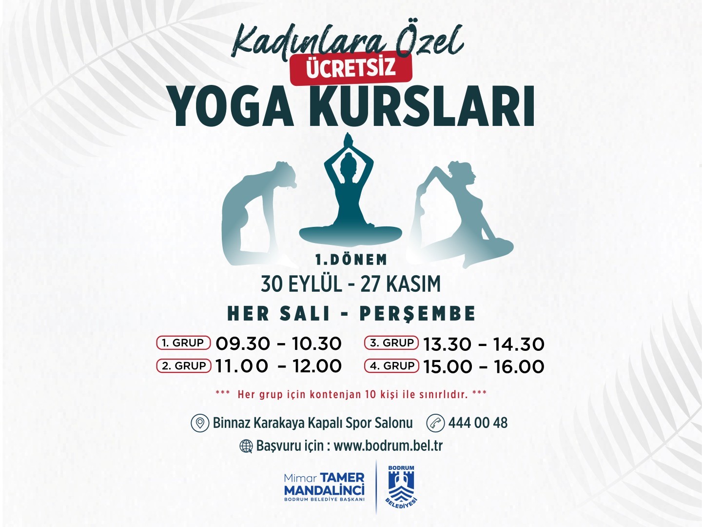 Bodrum Belediyesi, sağlıklı yaşamı