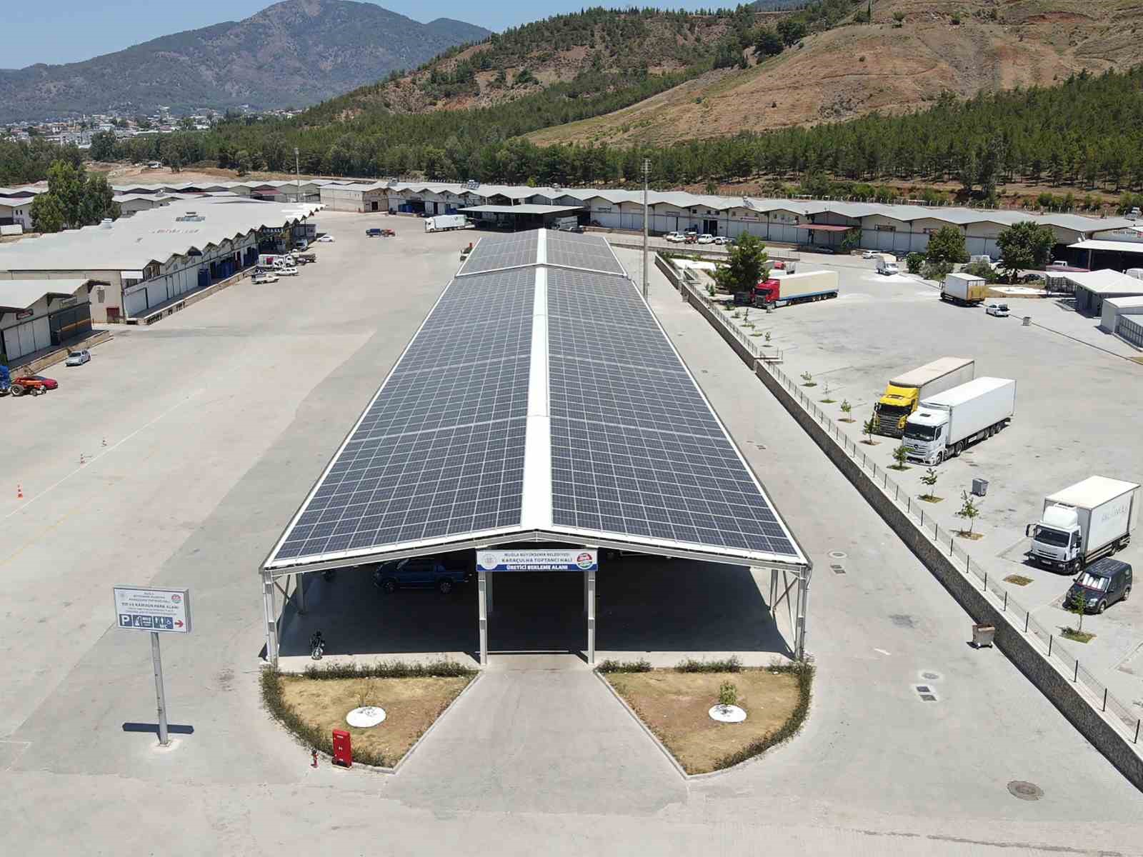 Karaçulha hali GES ile kendi elektriğini üretecek Muğla Büyükşehir Belediyesi, yenilenebilir