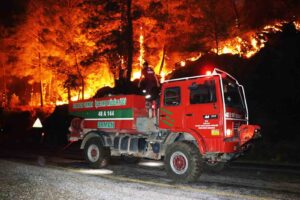 Köyceğiz Akköprü yangınında 2 bin 309 hektar alan yandı