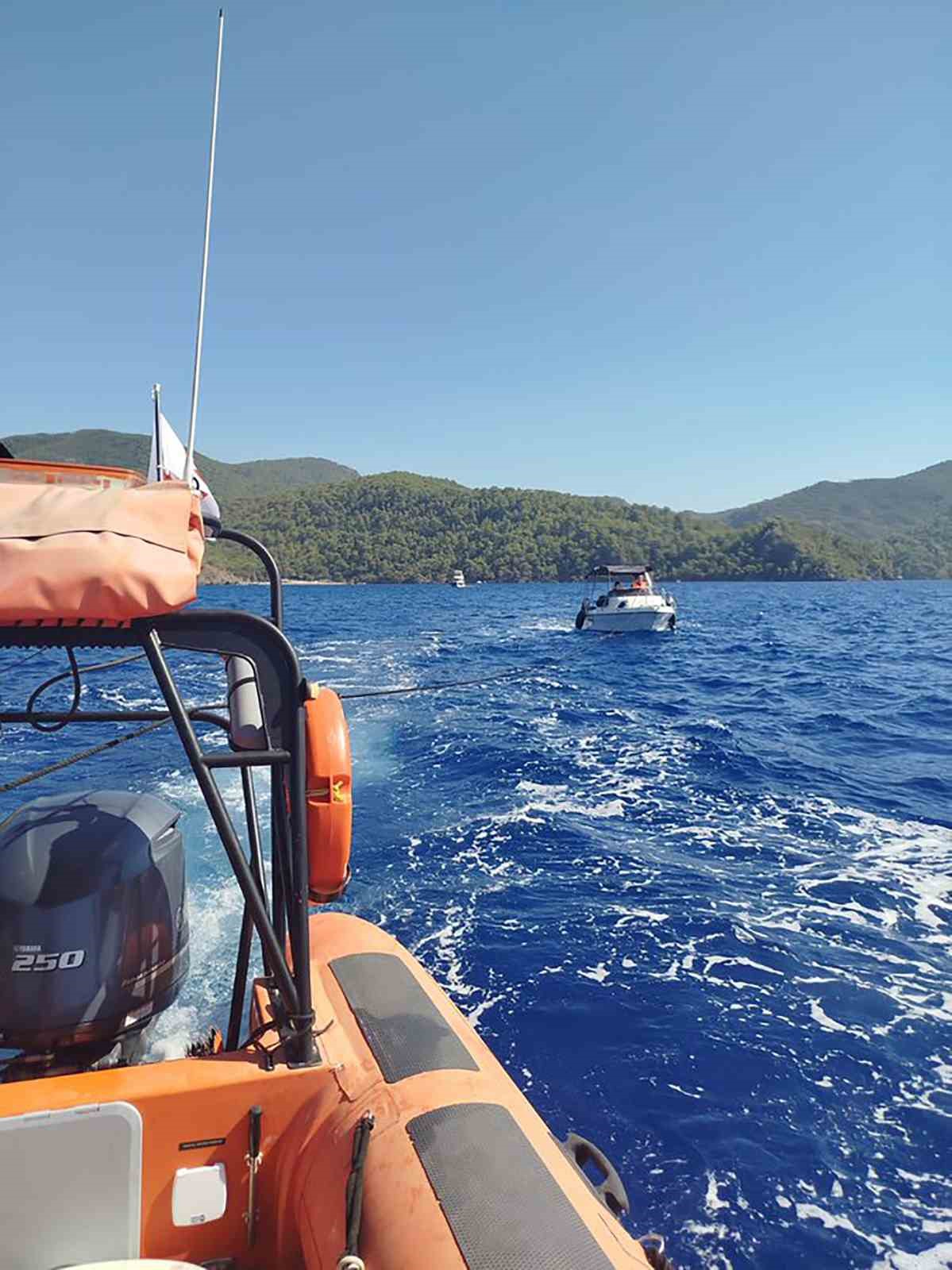 Muğla’nın Fethiye ilçesi açıklarında