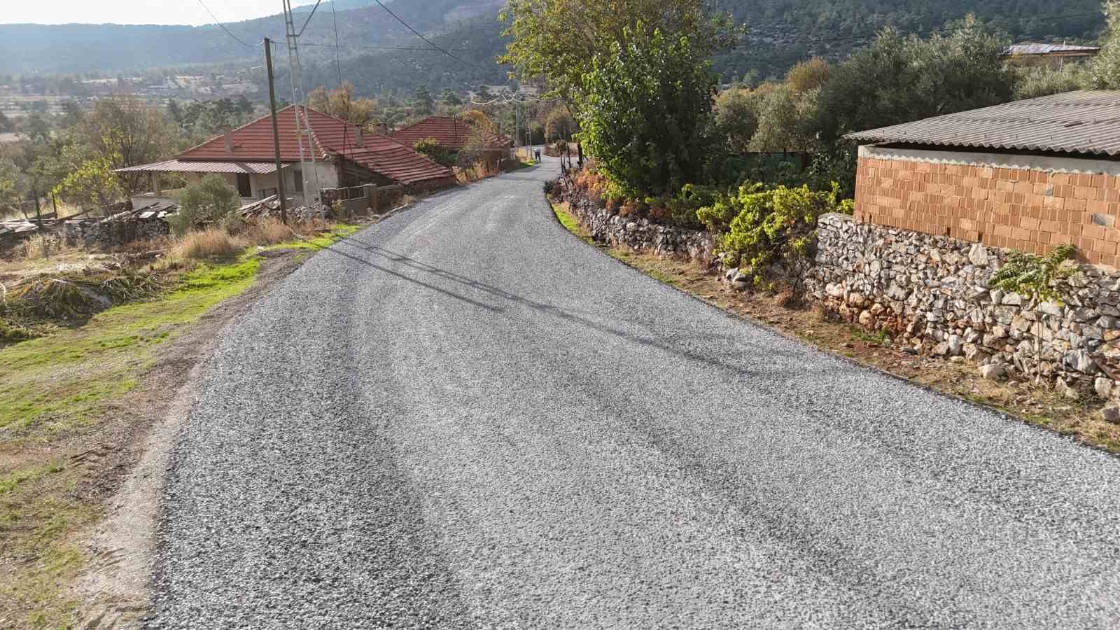 5 kırsal mahallenin yol yapım çalışmalarında sona gelindi Muğla Büyükşehir Belediyesi, Menteşe