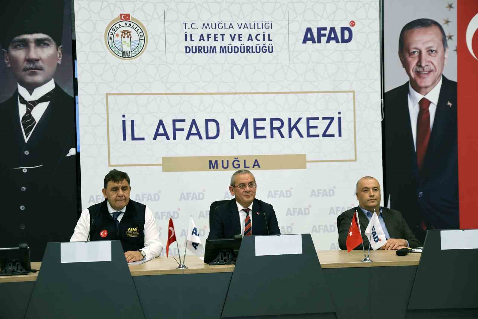 AFAD Genel Müdürü Gevrek: Muğla’da tanımlanmış 329 risk var Muğla İl Risk Azaltma