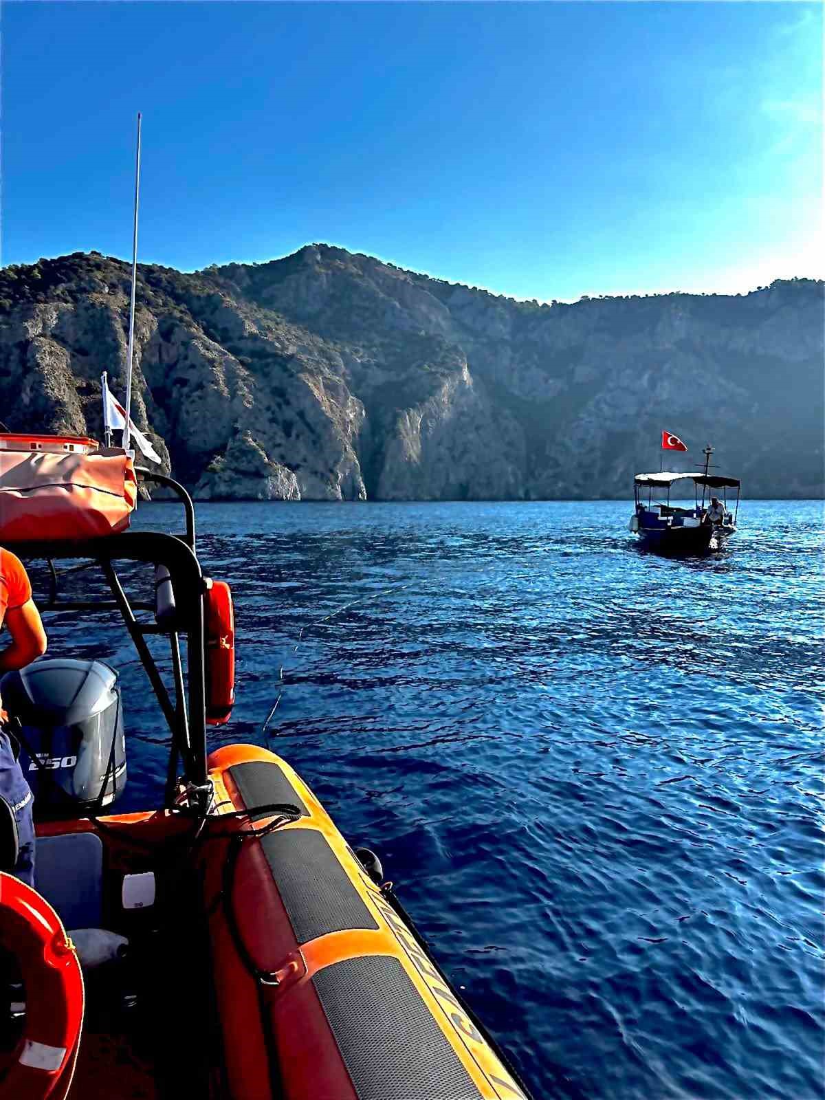 Muğla’nın Fethiye ilçesi açıklarında