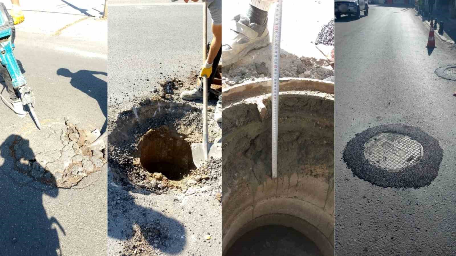 Bodrum’da yol kotunun altında