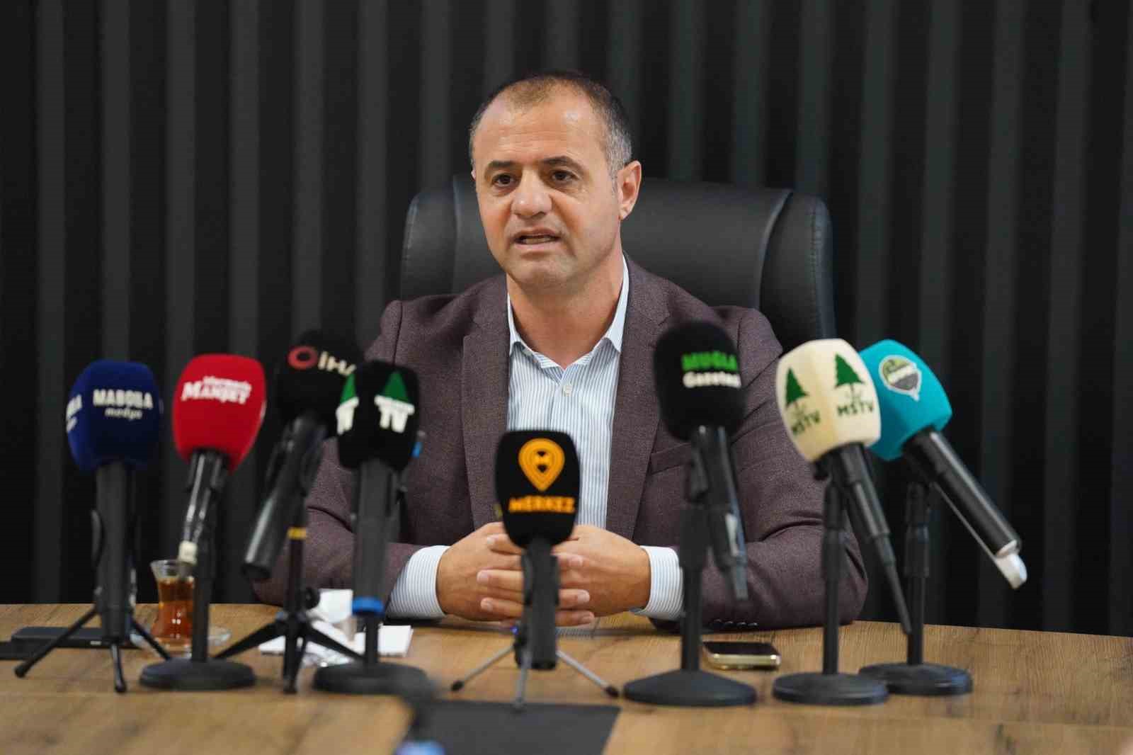 Muğlaspor Başkanı Menaf Kıyanç,