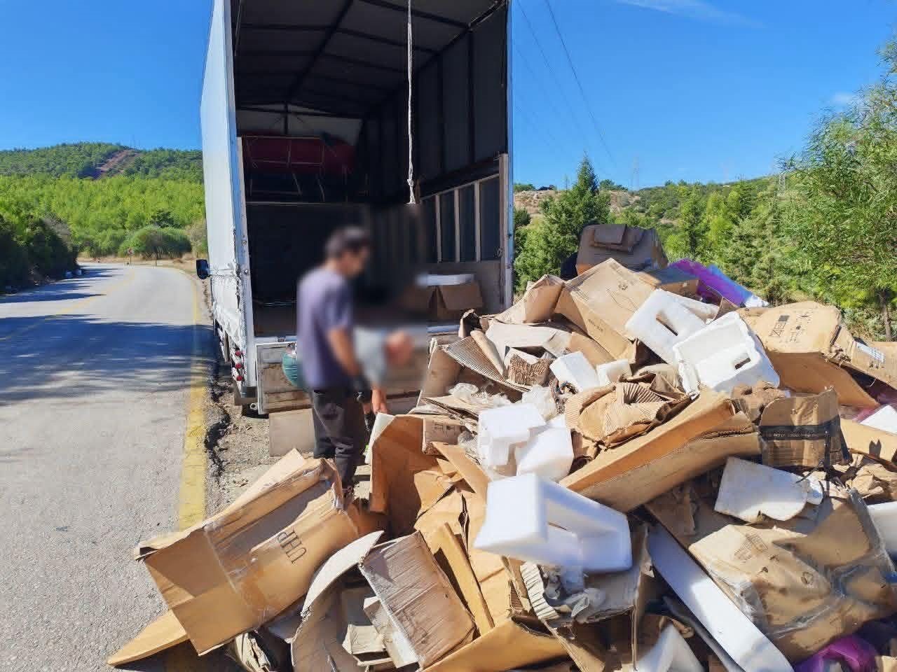 Muğla’nın Bodrum ilçesinde yol