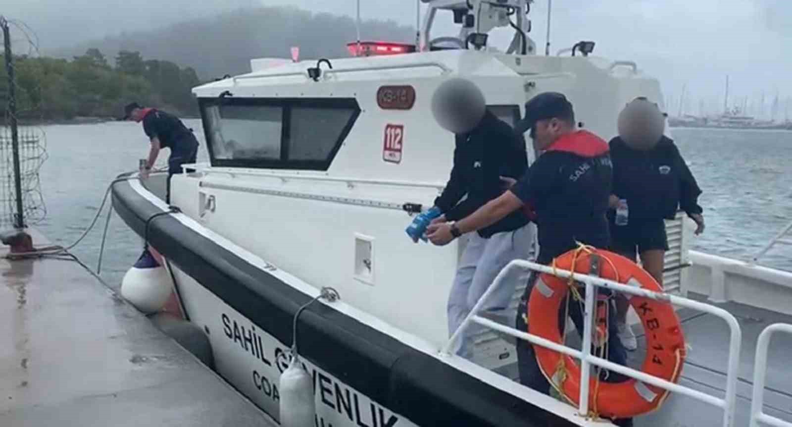 Muğla’nın Marmaris ilçesi açıklarında
