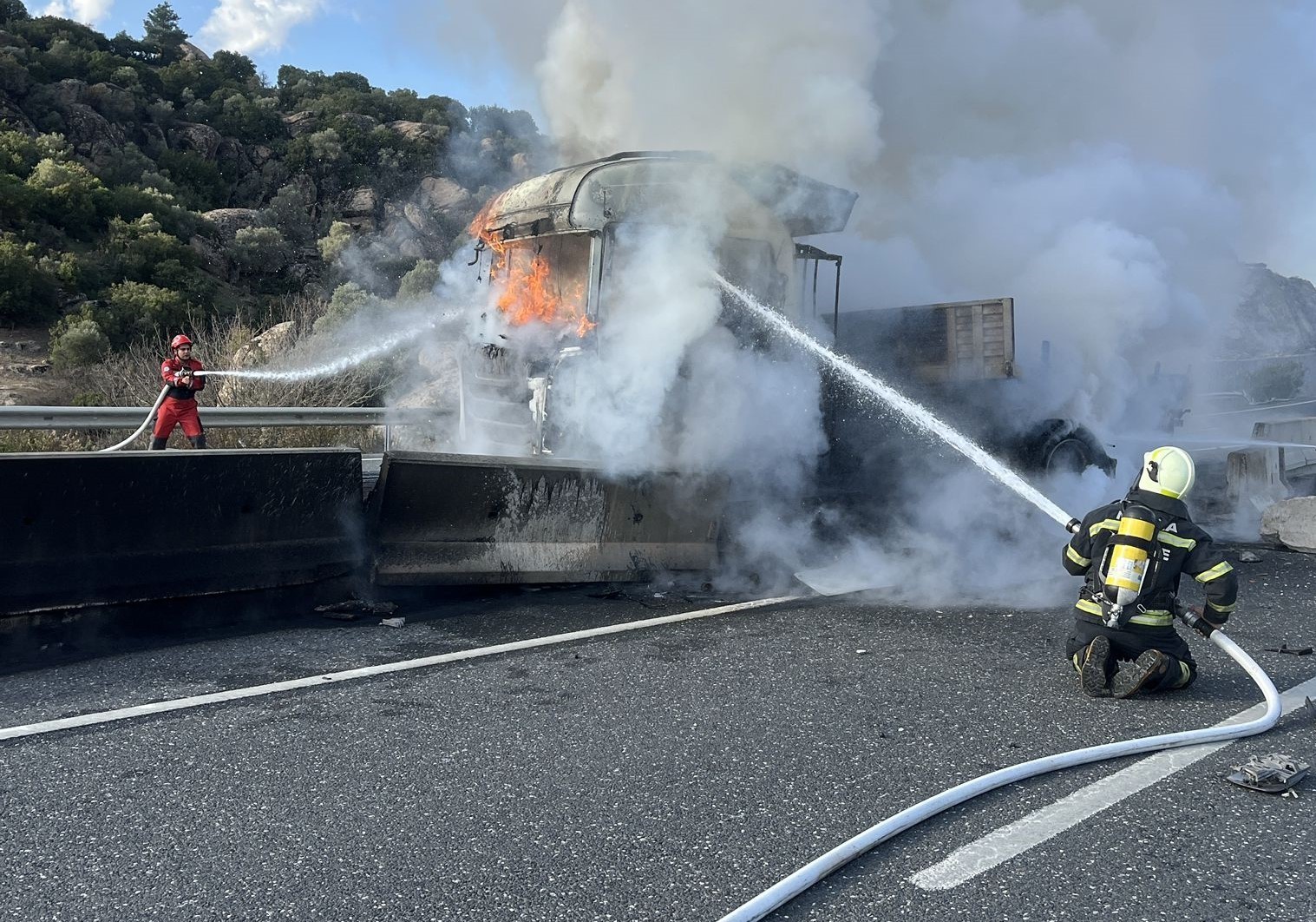 Aydın-Muğla karayolu üzerinde meydana