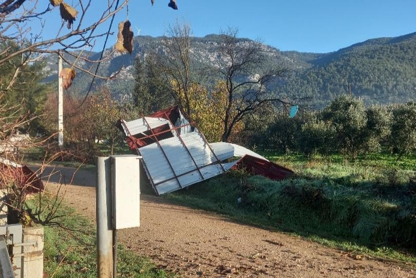 Muğla’nın Menteşe ilçesinde gece