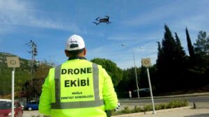 Muğla’da trafik denetimlerinde “drone” dönemi