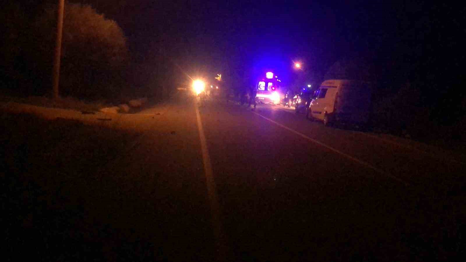 Muğla’nın Datça ilçesinde otomobil