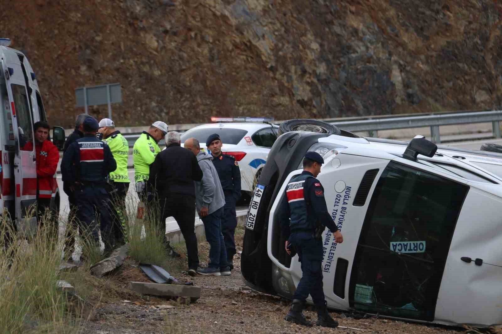 Fethiye–Ortaca seferini yapan yolcu