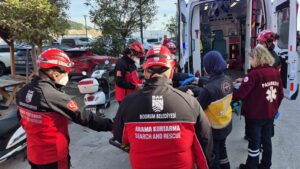 Hastanede deprem ve yangın tatbikatı