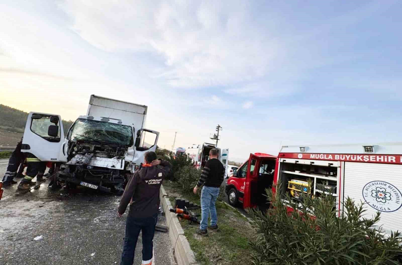 Bodrum-Milas karayolu Ekinambarı Mevkiinde