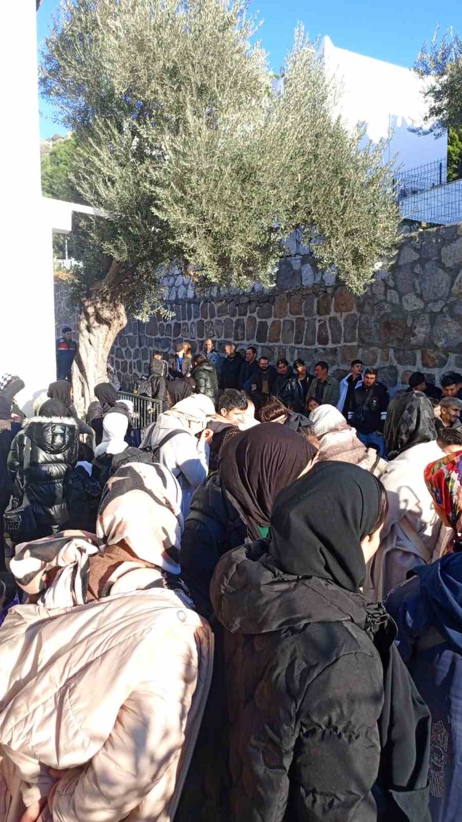 Muğla’nın Bodrum ilçesinde yasa dışı