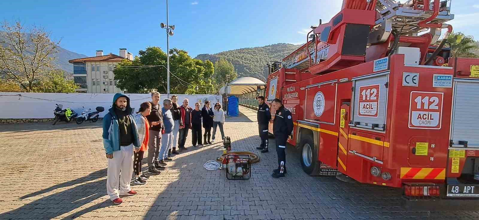 Muğla Büyükşehir Belediyesi, afetlere