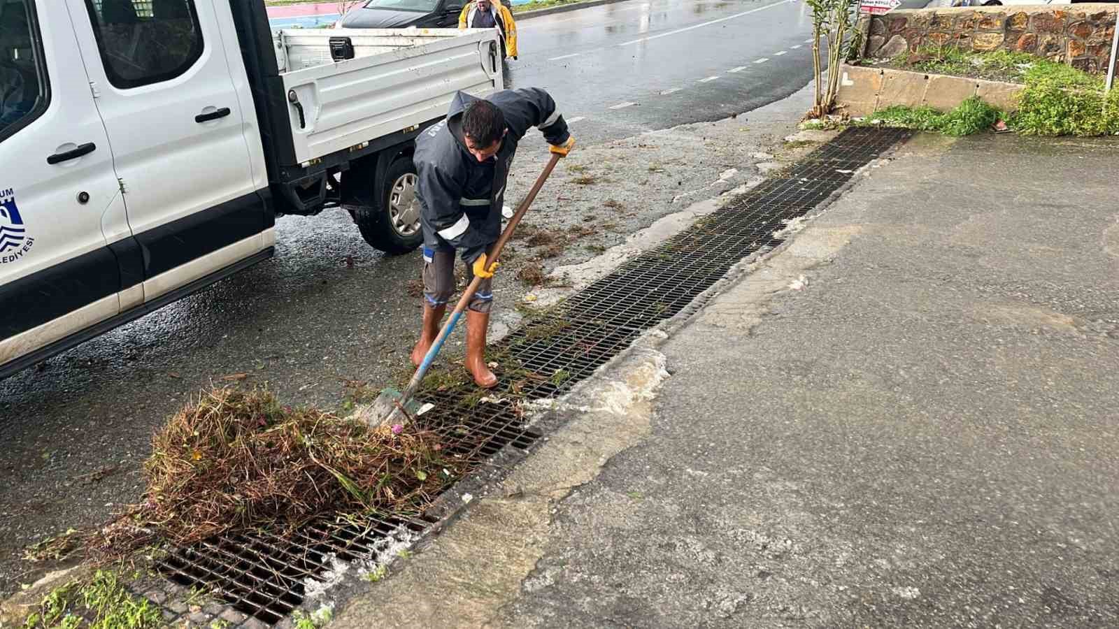 Bodrum’da etkili olan fırtına