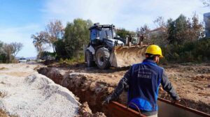 Datça İskele Mahallesi Çomarlık’ta kanalizasyon sorunu sona eriyor