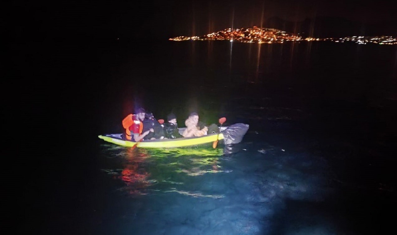 Muğla’nın Bodrum ilçesinden kano