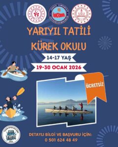Köyceğiz’de yarıyıl tatili kürek okulu başlıyor