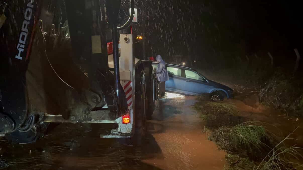 Muğla’nın Marmaris ilçesinde sağanak