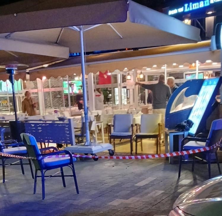 Muğla’nın Marmaris ilçesinde restorana