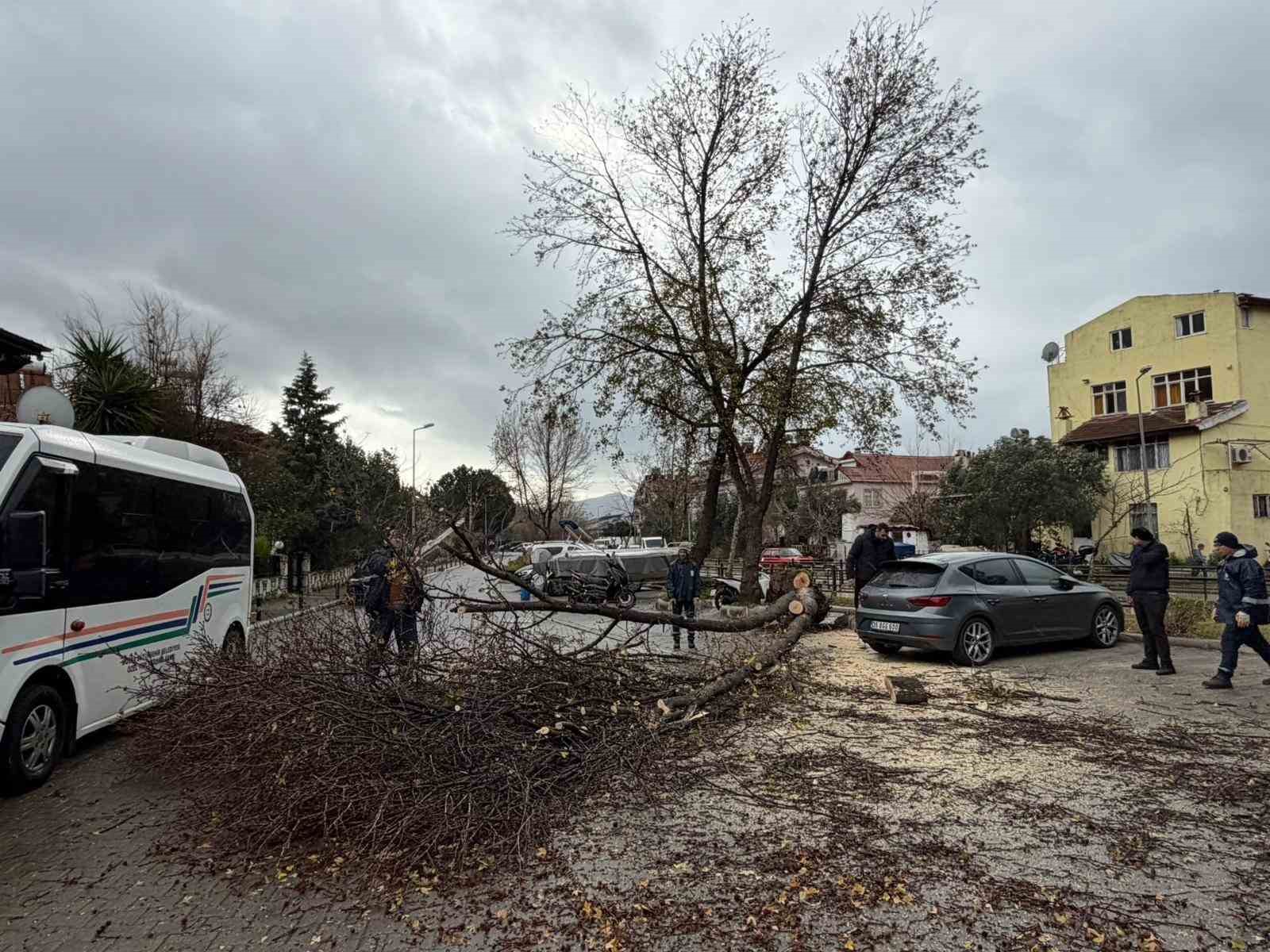 Muğla’nın Marmaris ilçesinde dün