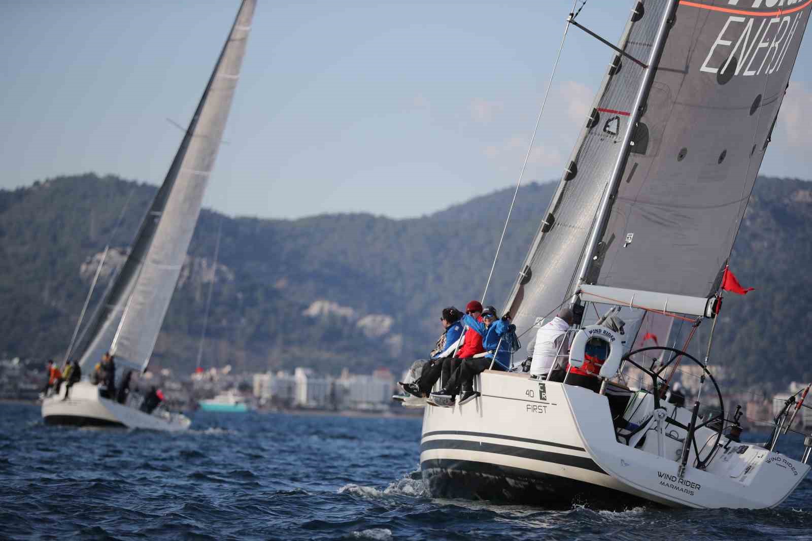 Muğla’nın Marmaris ilçesinde kış