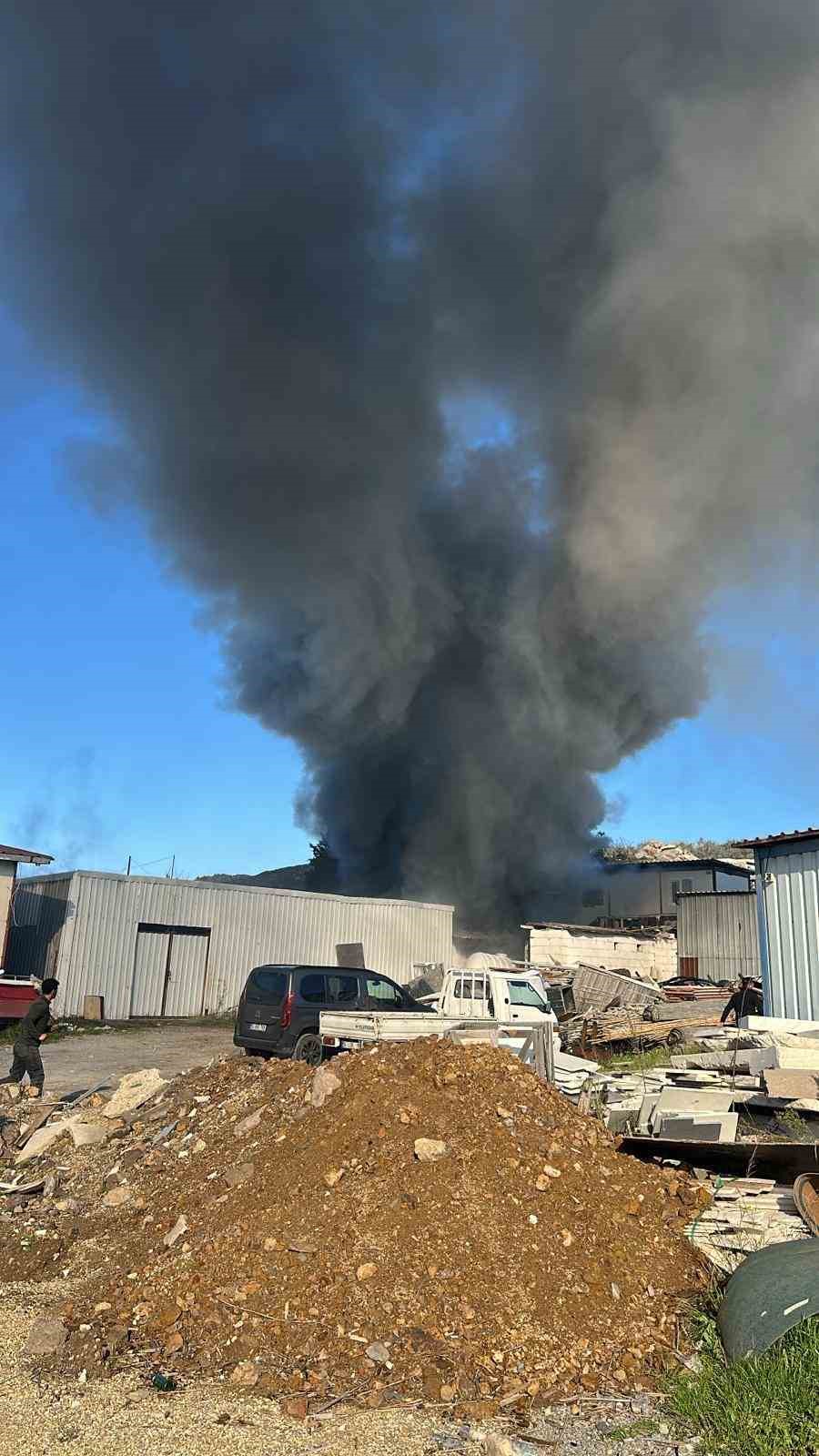 Muğla’nın Bodrum ilçesinde işçilerin