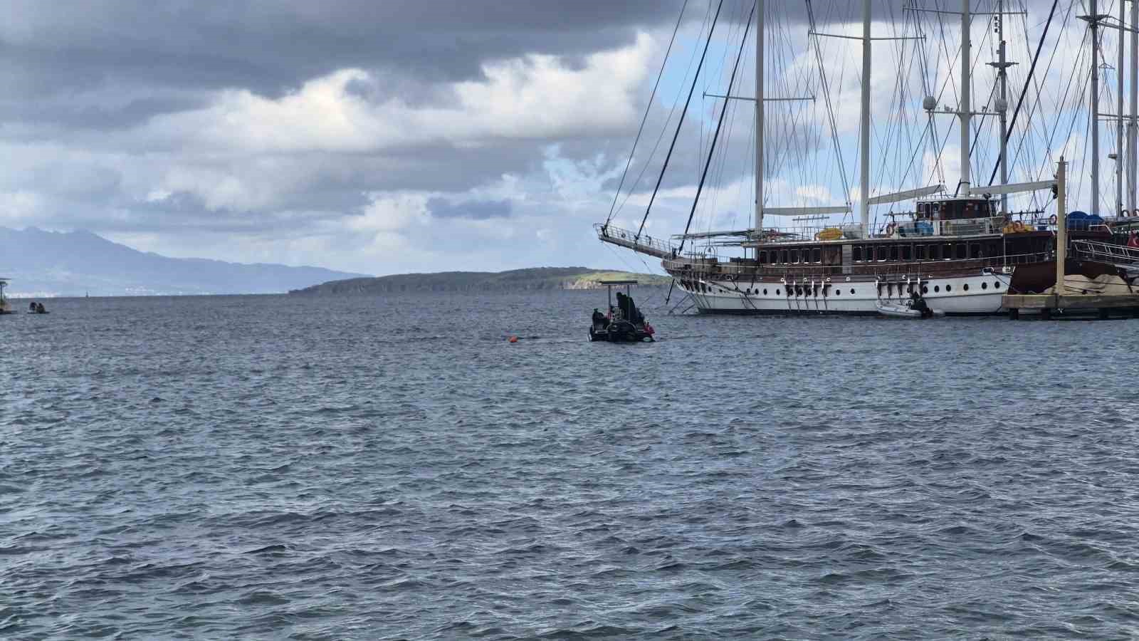 Muğla’nın Bodrum ilçesinde sahile