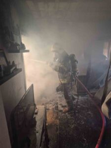 Fethiye’de ev yangını