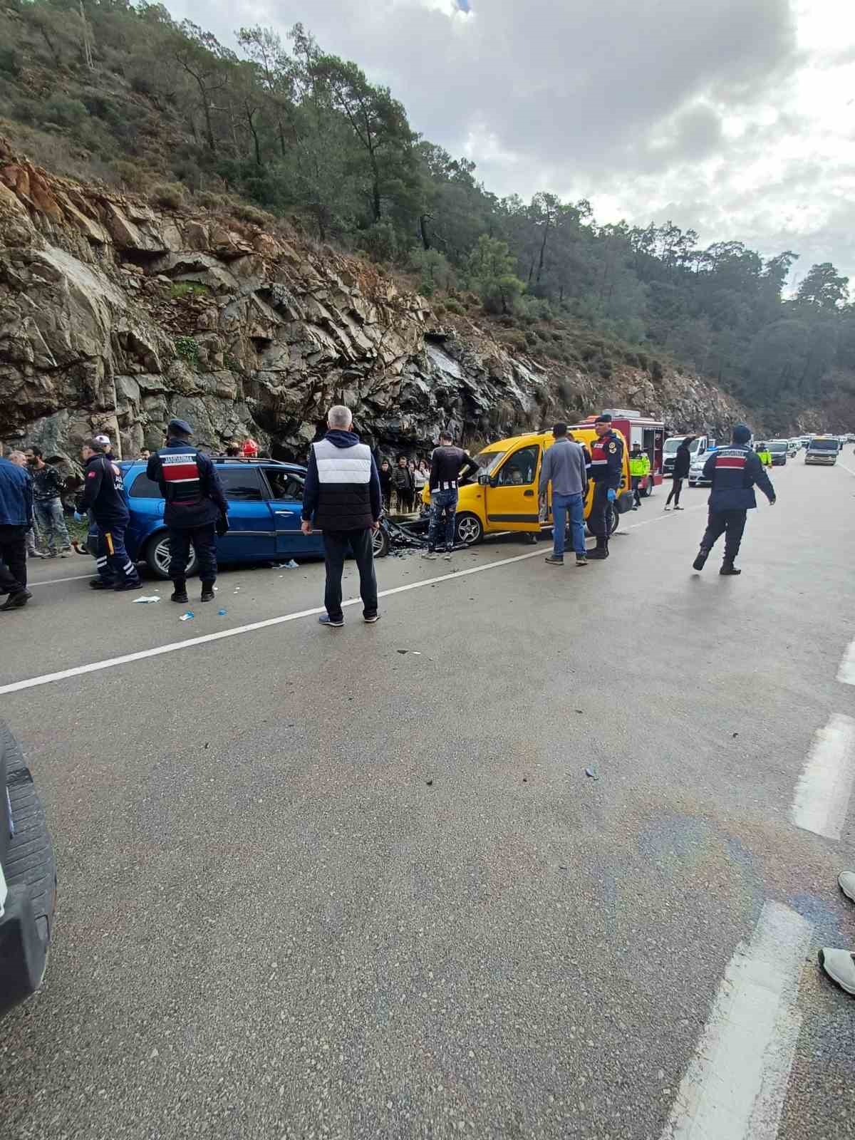 Muğla’nın Fethiye ilçesinde otomobil