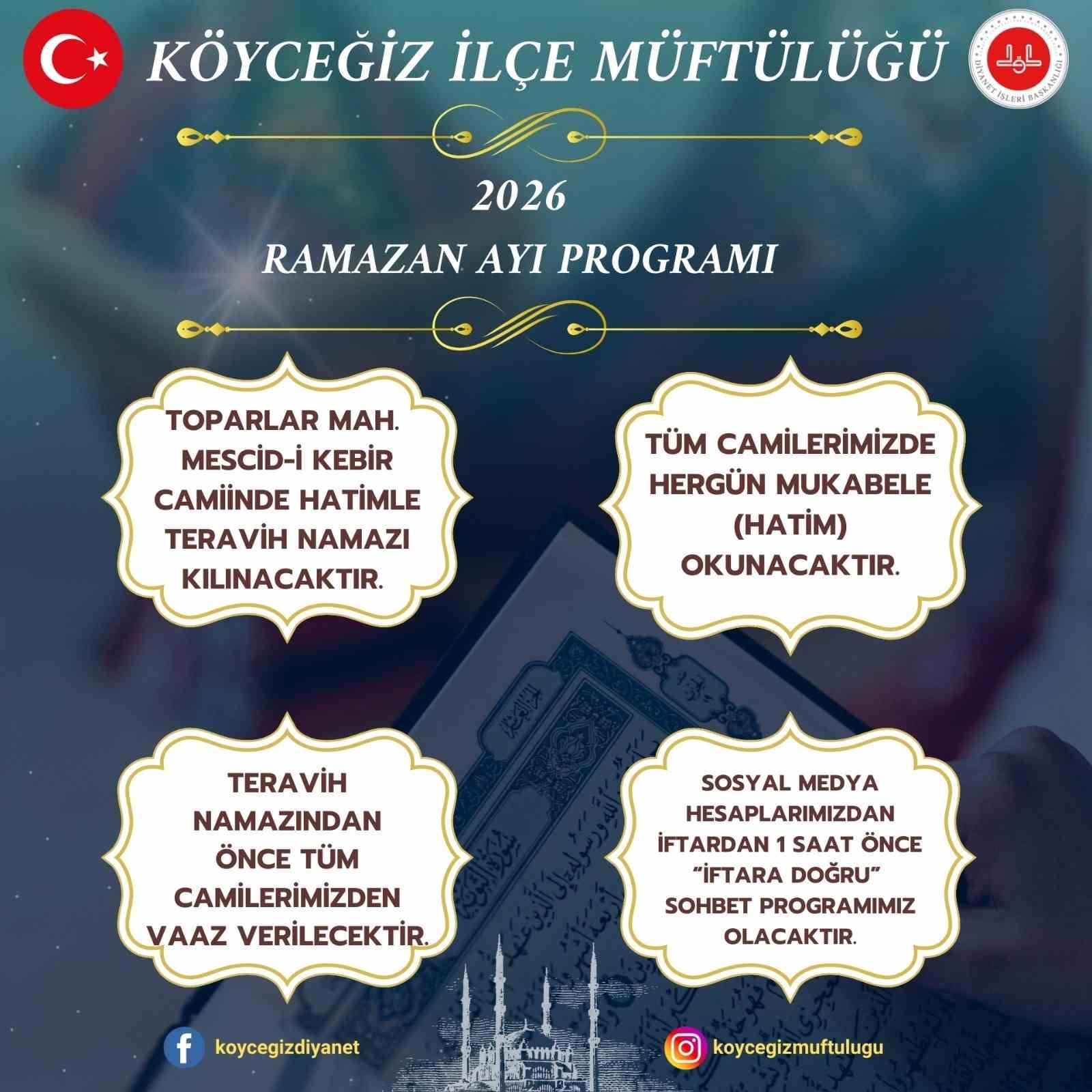 Muğla’nın Köyceğiz ilçesinde Müftülük tarafından