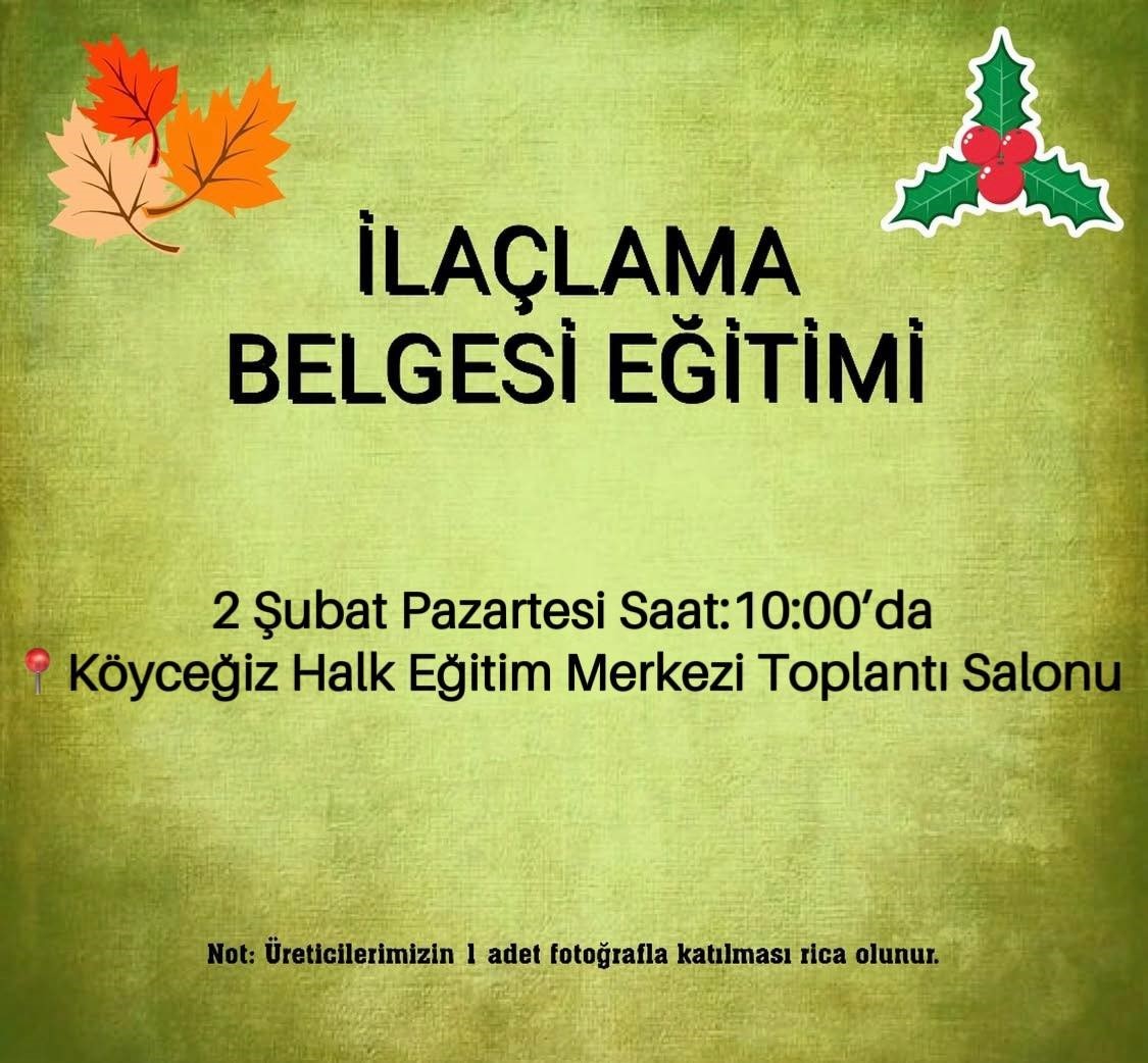 Muğla’nın Köyceğiz ilçesinde üretici