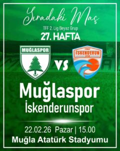 Lider Muğlaspor zirvedeki yerini korumak istiyor