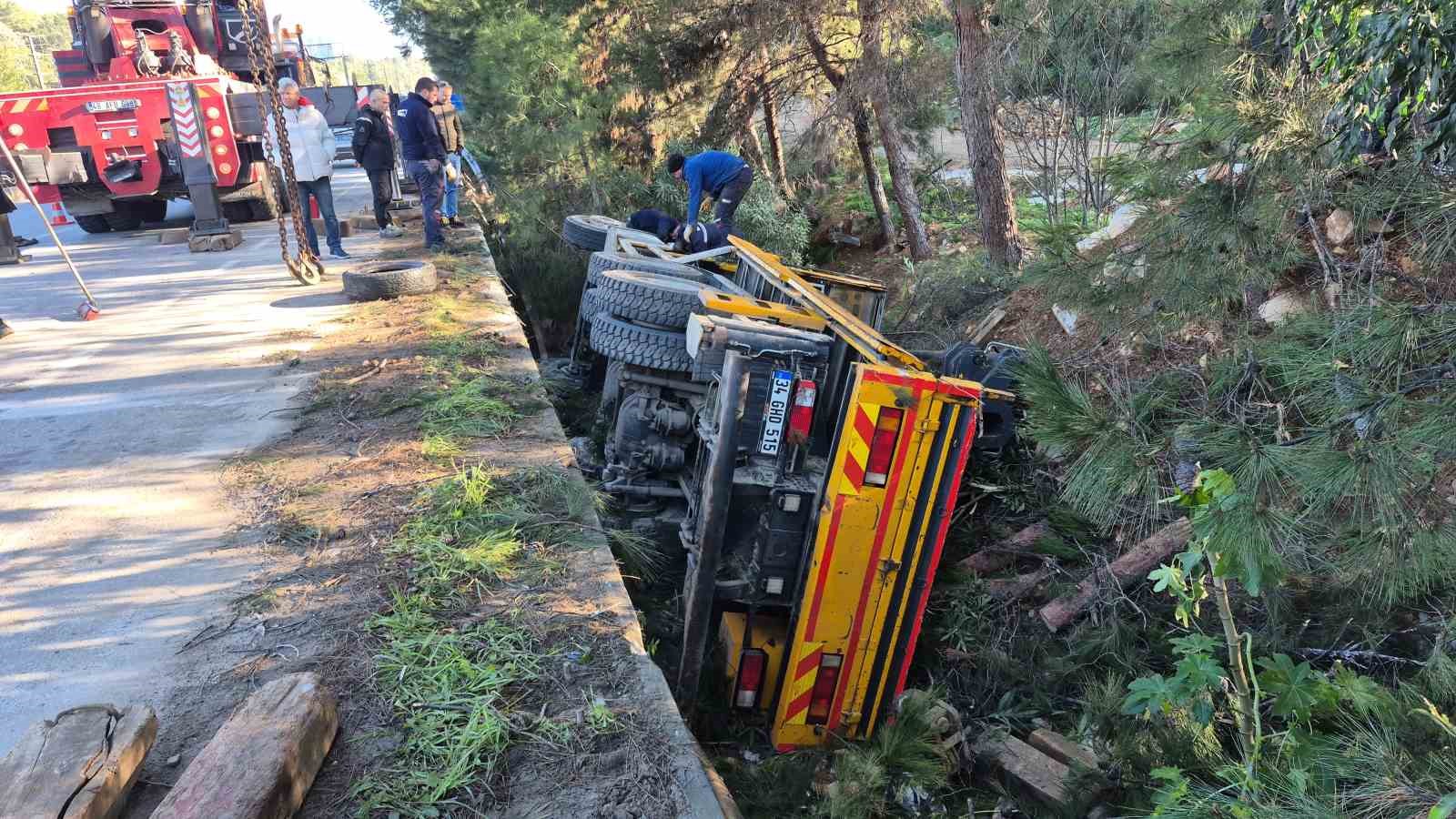 Muğla’nın Bodrum ilçesinde otomobile
