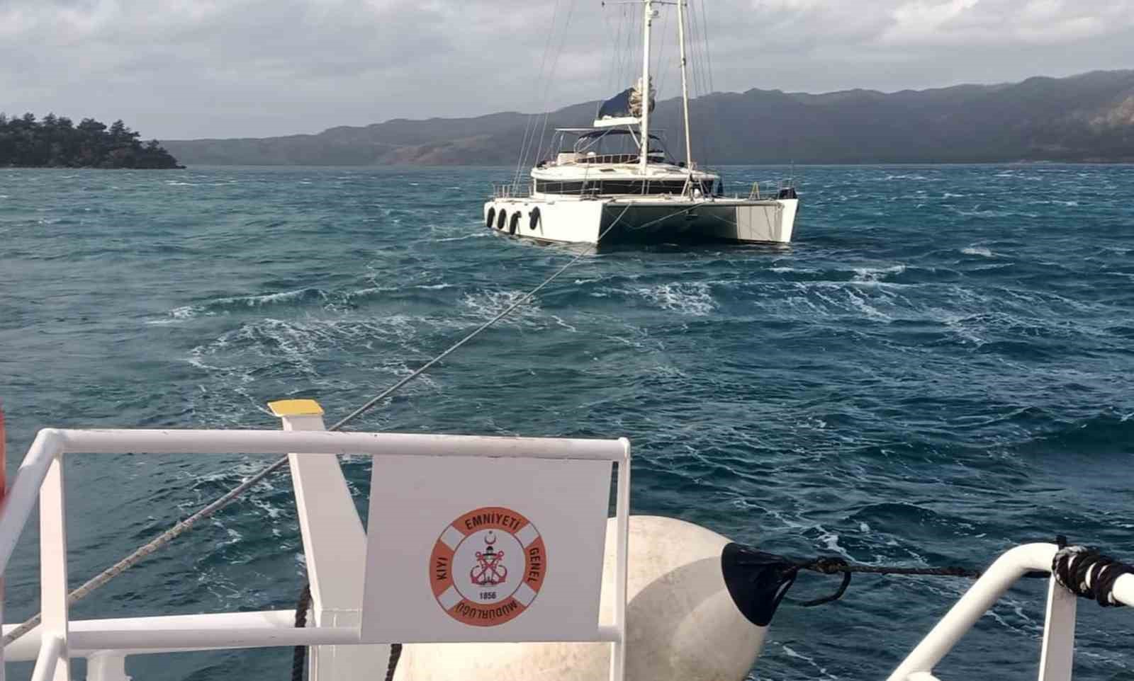 Muğla’nın Marmaris ilçesi açıklarında