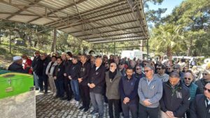 Beton mikserinin çarptığı iş insanı son yolculuğuna uğurlandı