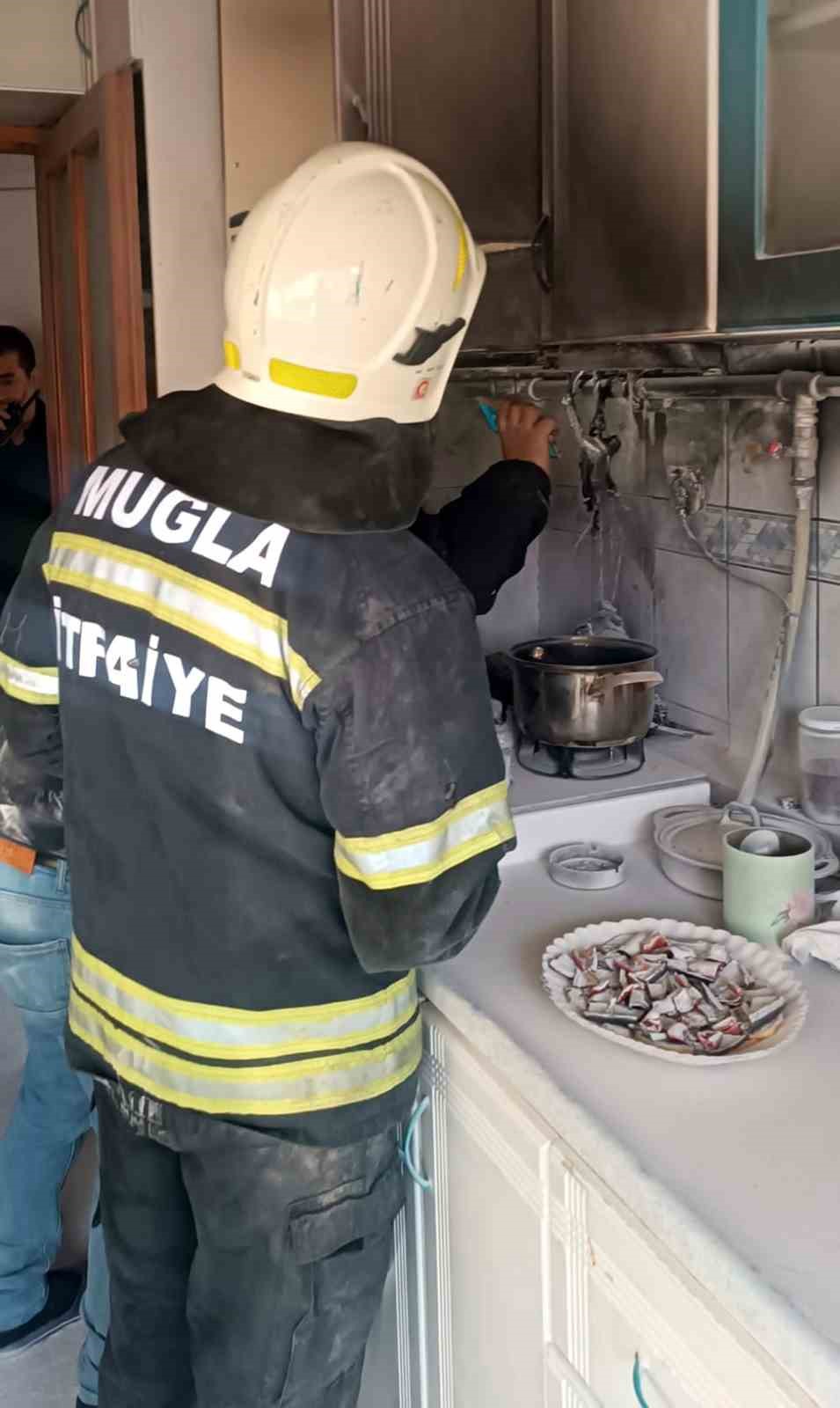 Muğla’nın Menteşe ilçesinde evin