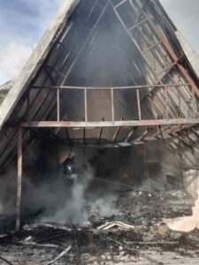 Fethiye’de bungalov ev yangını