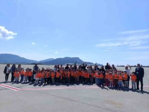 Köyceğiz Anaokulu öğrencileri Dalaman Havalimanı’nı gezdi